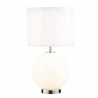 Distribuidor - Lâmpadas Diversas | Sobre Mesas Decoração | SOBREMESA CRISTAL TEKA 1XE27+LED 5W 4000K BLANCA C/PANT BLANCA 2 ENCEND.INDEP. 55X30X30 CM Ref: 138572001